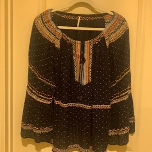 Few People- boho style shirt with bell sleeves.